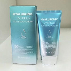 Protector solar facial con ácido hialurónico