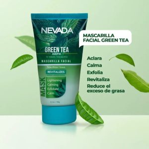 Mascarilla Facial de Té Verde y Eucalipto